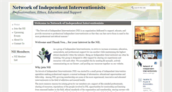 Desktop Screenshot of independentinterventionists.com
