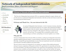 Tablet Screenshot of independentinterventionists.com